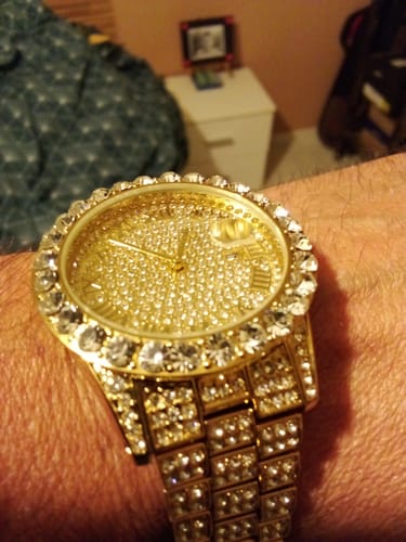 Customer photo review of MONTRE EMIR WATCH V4 OR JAUNE