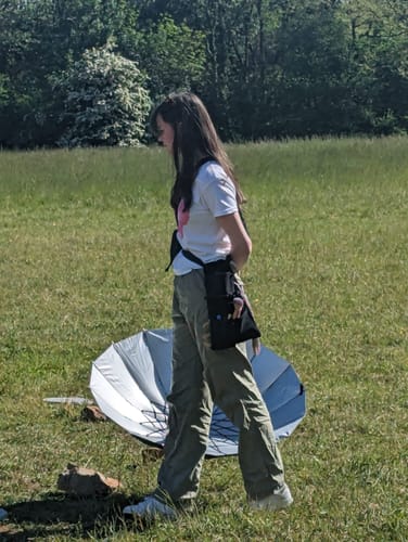 Customer photo review of 'Hibiscus' baby tee