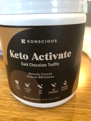 Customer photo review of Keto Activate Dark Chocolate Truffle