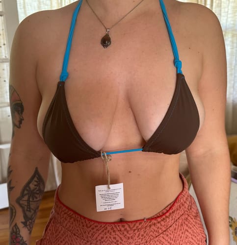 Customer photo review of String bikini bottoms