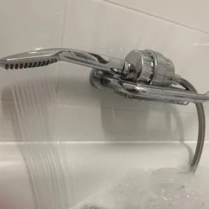 Customer photo review of HolyH2O™ Shower Mate (Filter Attachment)