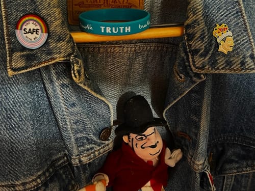 Customer photo review of You Are Safe With Me Pin-3 Pack