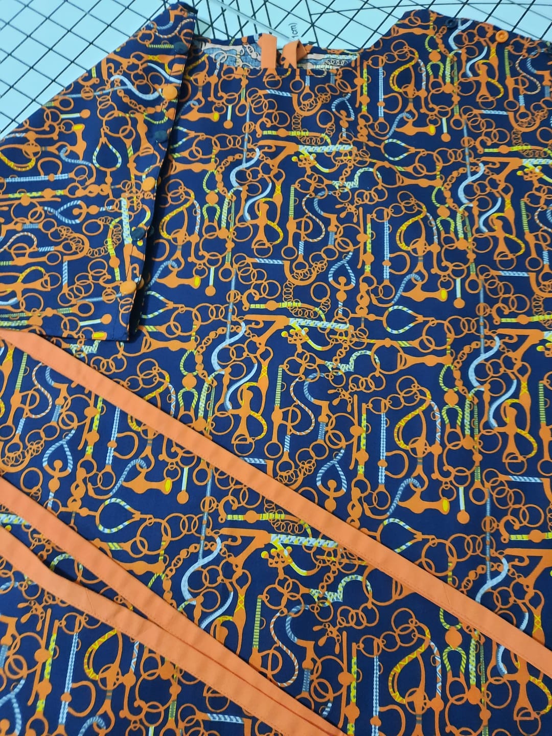 Customer photo review of Chains and Ropes Cotton Poplin Fabric