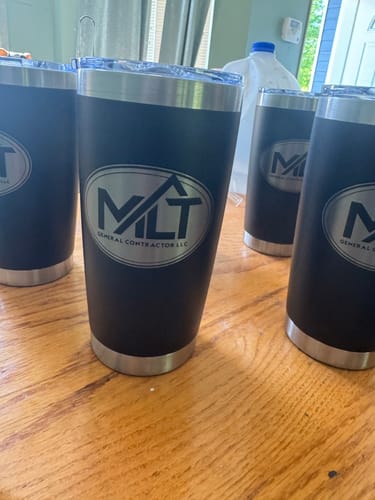 Customer photo review of (6) Custom Laser Engraved - 20oz Tumblers