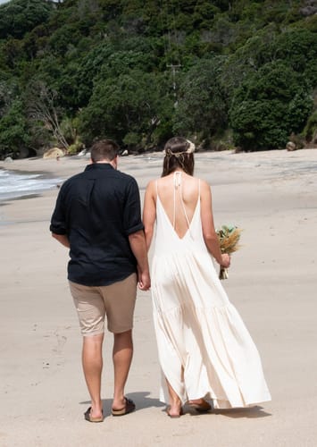 Customer photo review of Beach Day Linen Blend Back Tie-up A-line Layered Maxi Dress