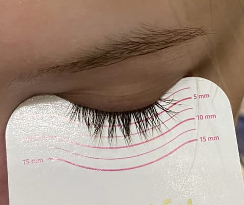 Customer photo review of Toplash eyelash and eyebrow growth serum — 3ml
