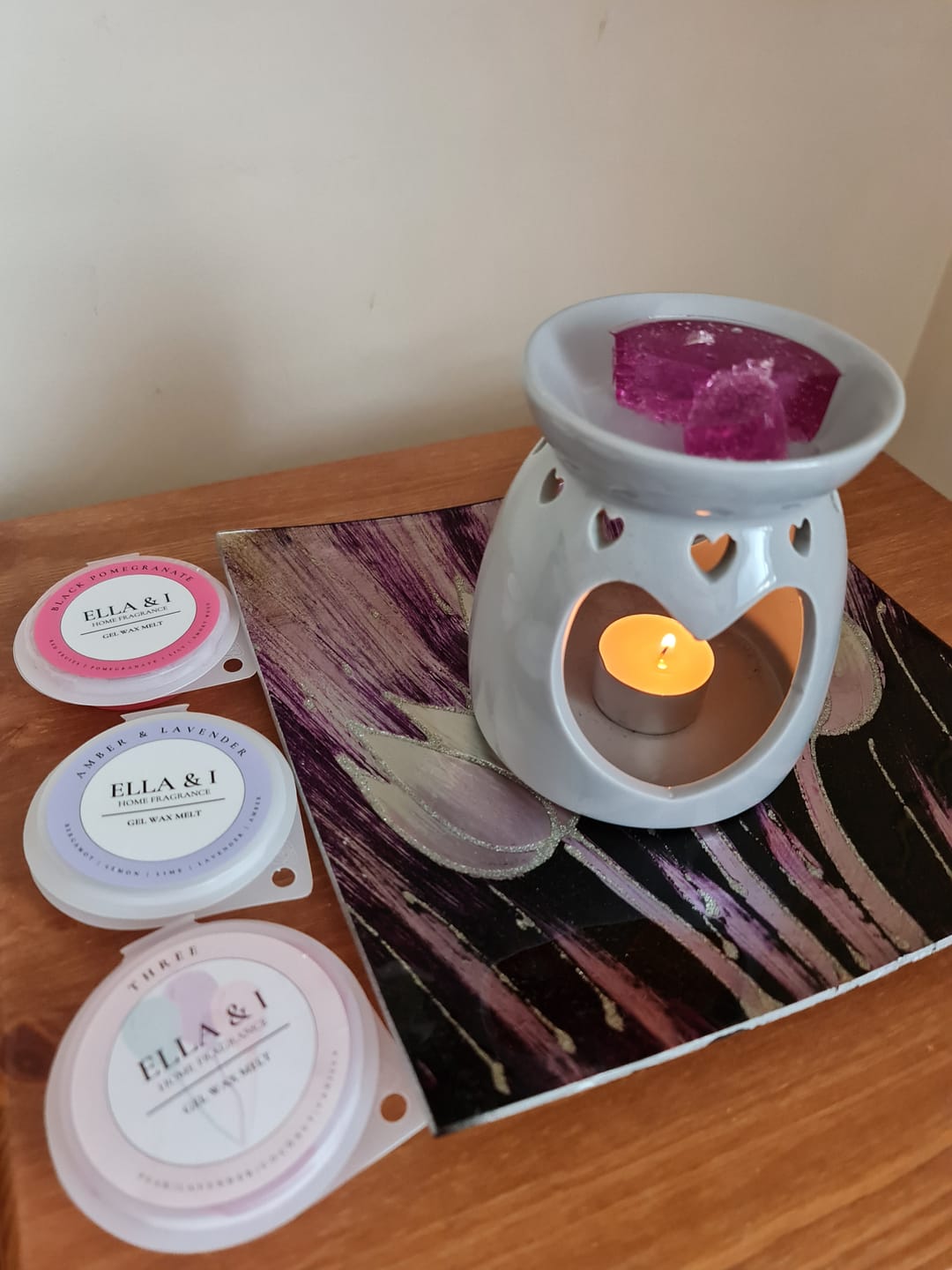Customer photo review of Amber & Lavender Gel Melt