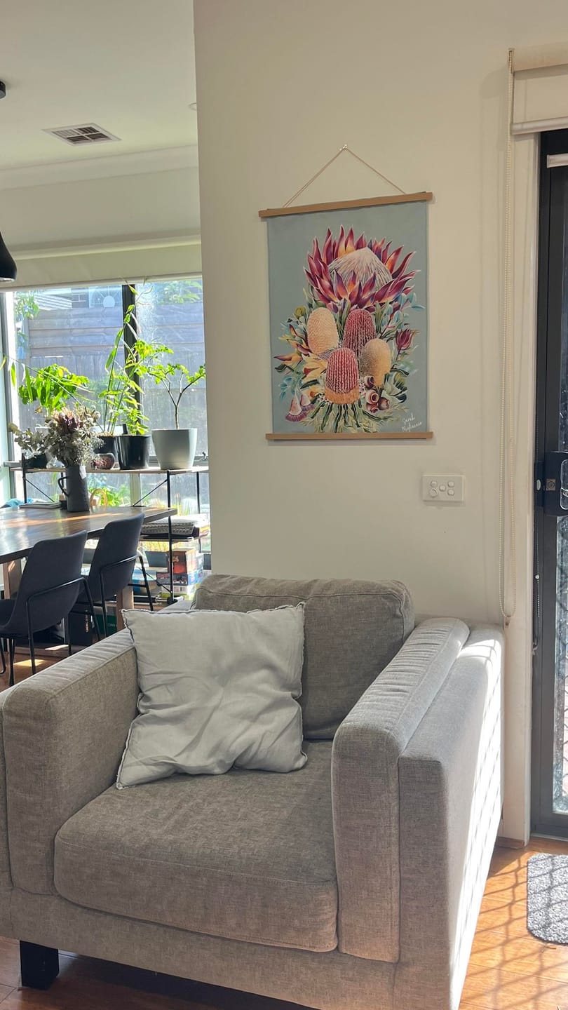 Customer photo review of 'Wildflower' - Tea Towel