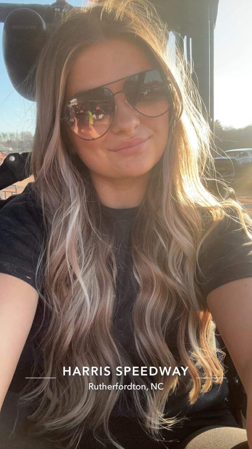 Customer photo review of Human Hair Topper for Women Brown to Blonde Balayage Natural Look #3/8/22