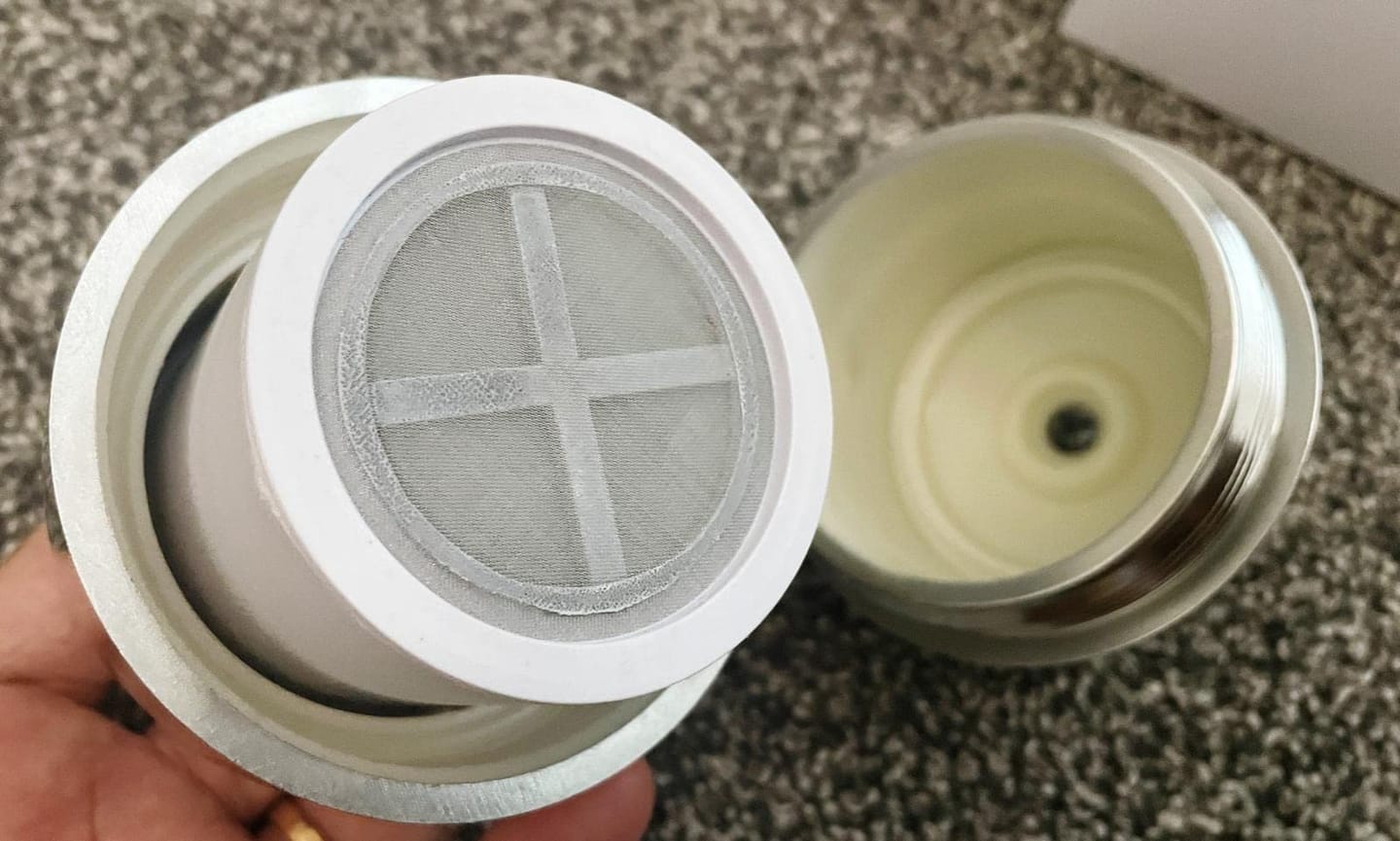 Customer photo review of HolyH2O™ Shower Mate (Filter Attachment)