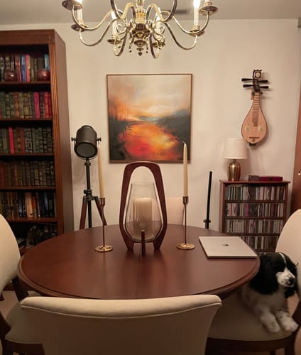 Customer photo review of Abstract Scenery Painting #ABLS13