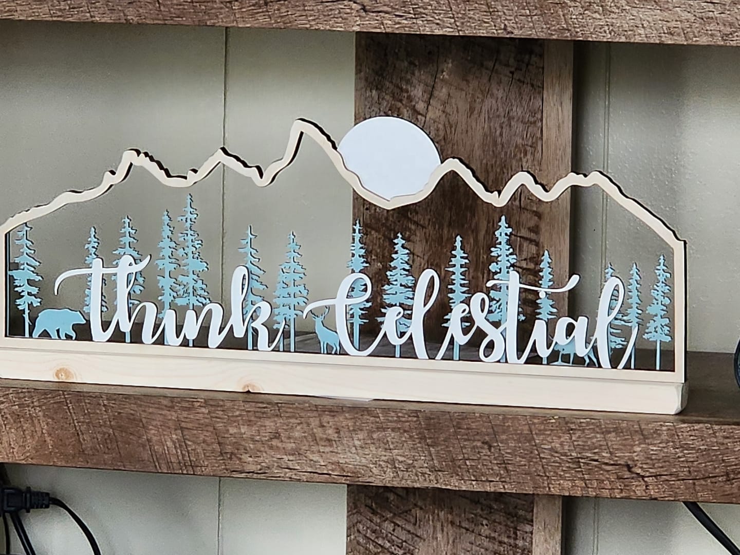 Customer photo review of Think Celestial Teton Mountains