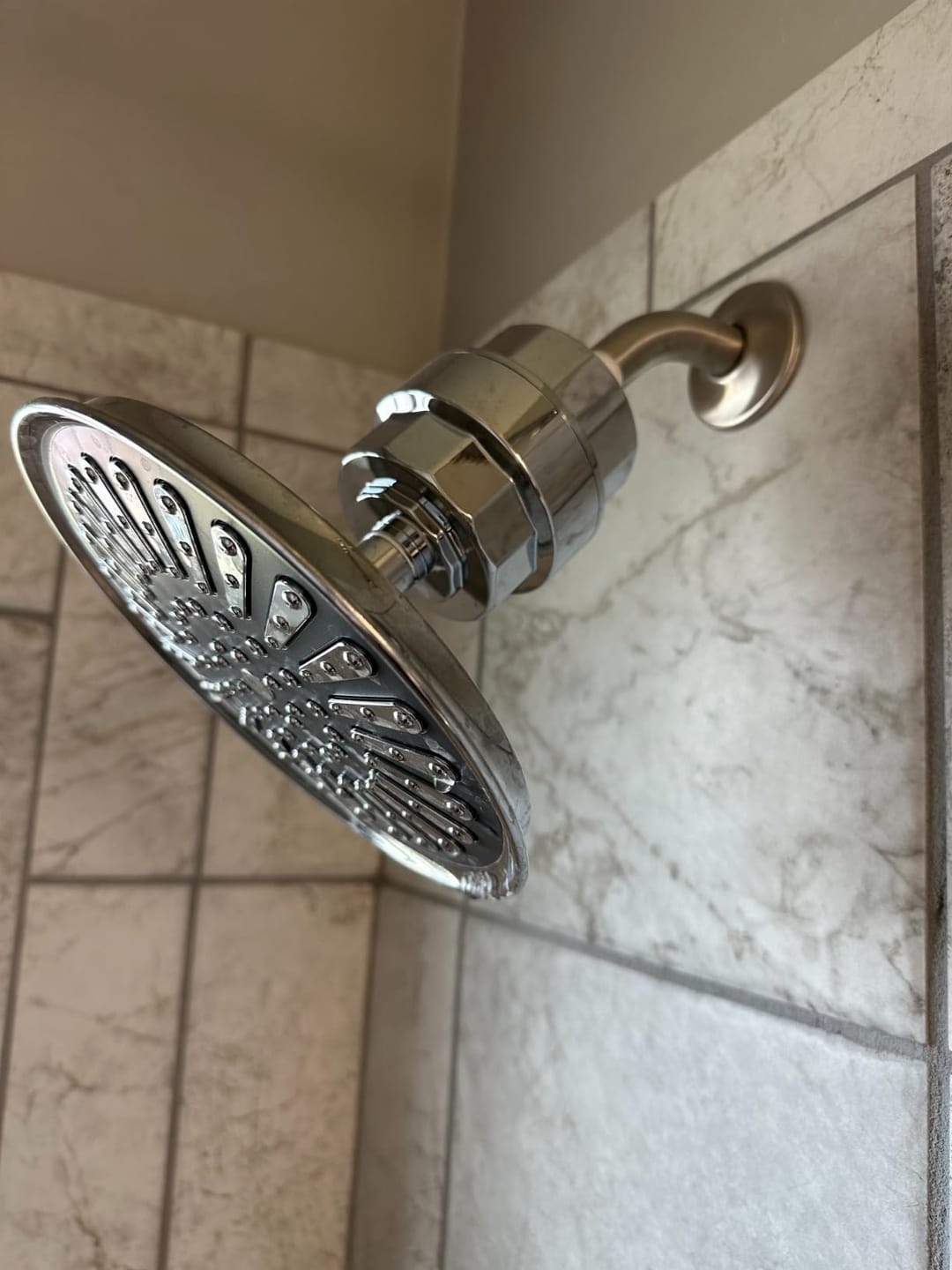 Customer photo review of HolyH2O™ Shower Mate (Filter Attachment)