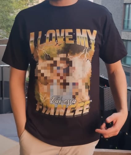Customer photo review of 90er Vintage Foto - Individuelles T-Shirt