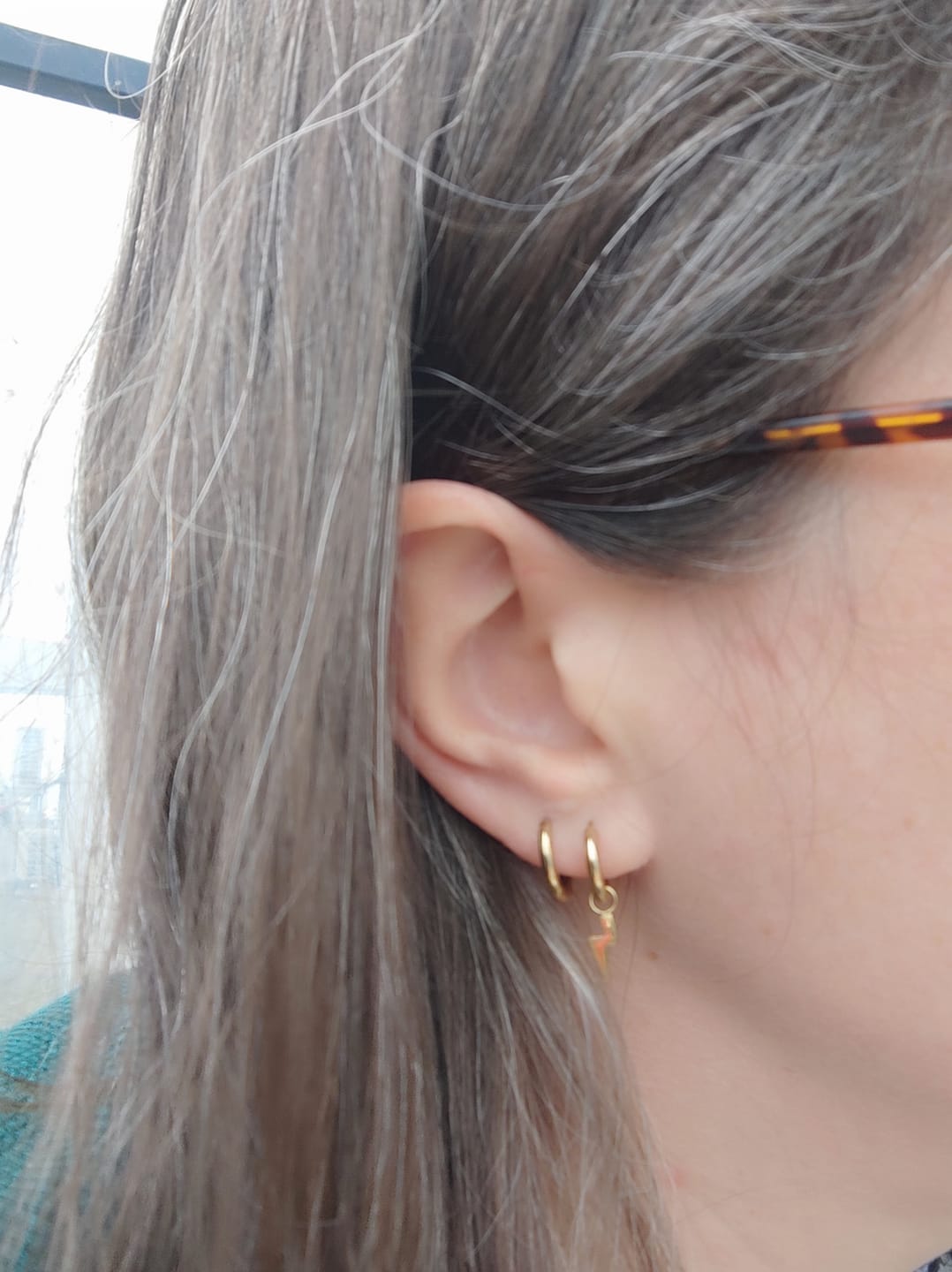 Customer photo review of Essential Earrings Extra Small