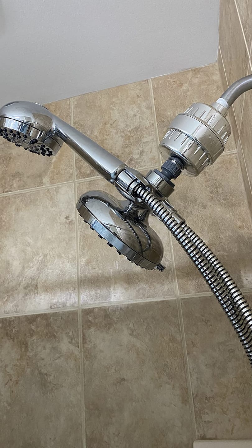 Customer photo review of HolyH2O™ Shower Mate (Filter Attachment)