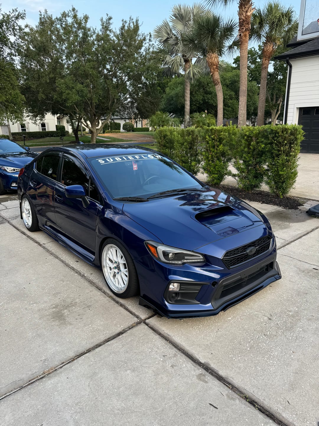 Customer photo review of SubieFlow Windshield Banners