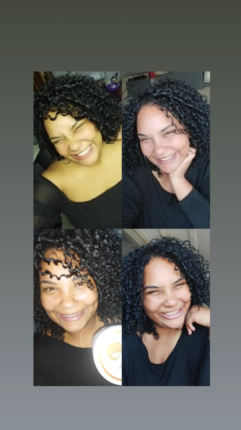 Customer photo review of Coiling Me Softly Curl Custard