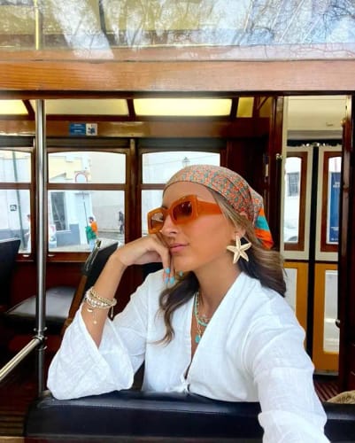 Customer photo review of Amara | Bow Shirt