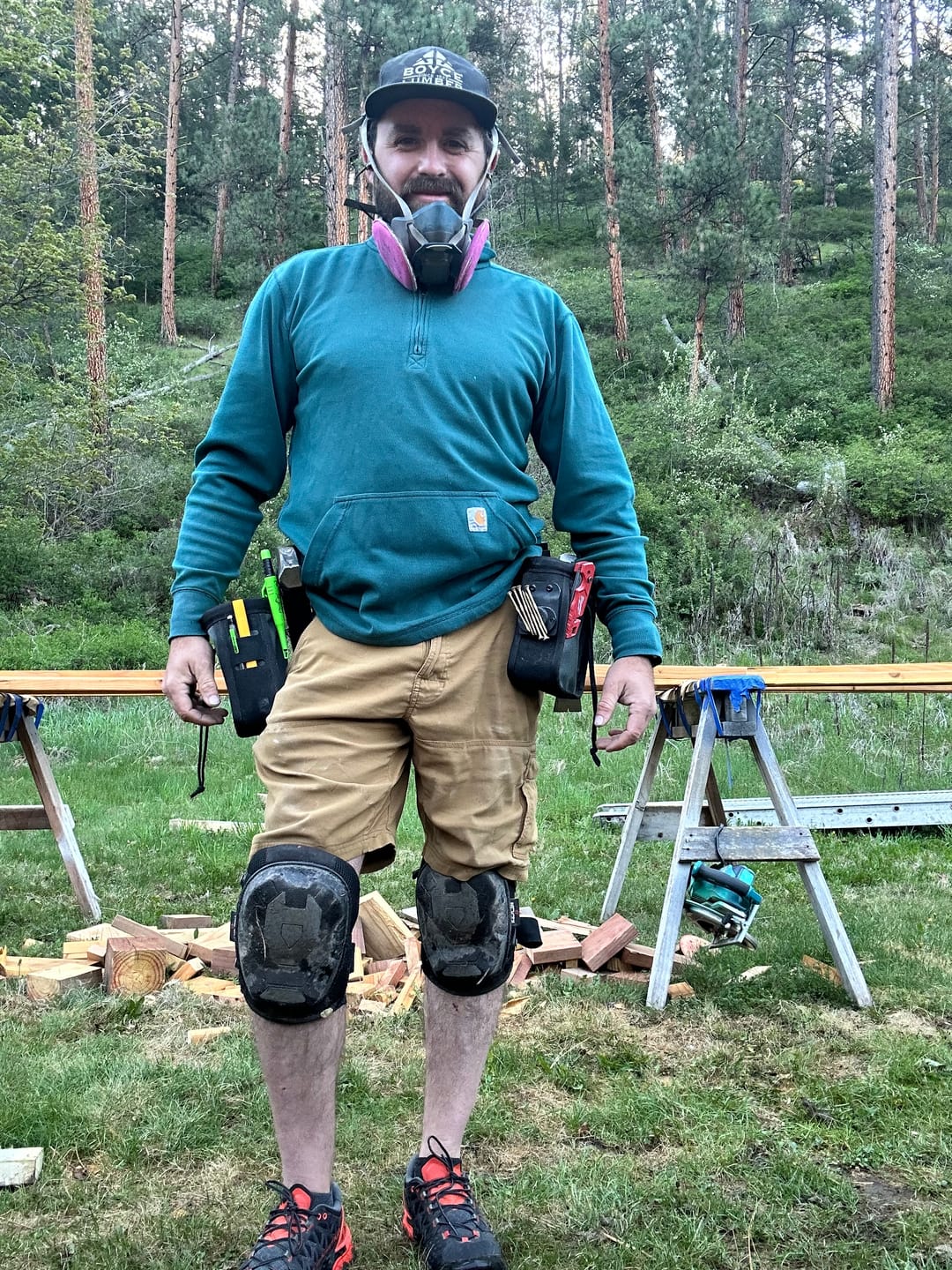 Customer photo review of SquareMaster Pro | Clip-On Square Holster