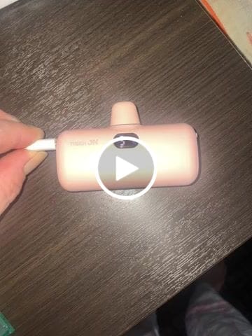 Customer video review of Tough On Mini Portable Charger 5000mAh Power Bank PD Fast Charging for iPhone