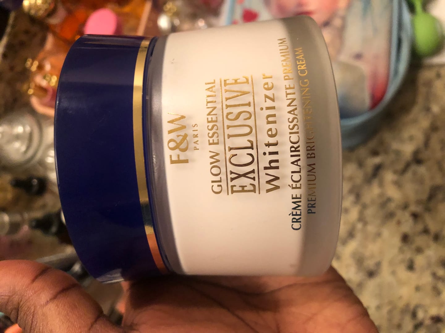 Customer photo review of Exclusive Glow Cream 180ml