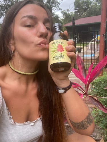 Customer photo review of Organic Castor Oil