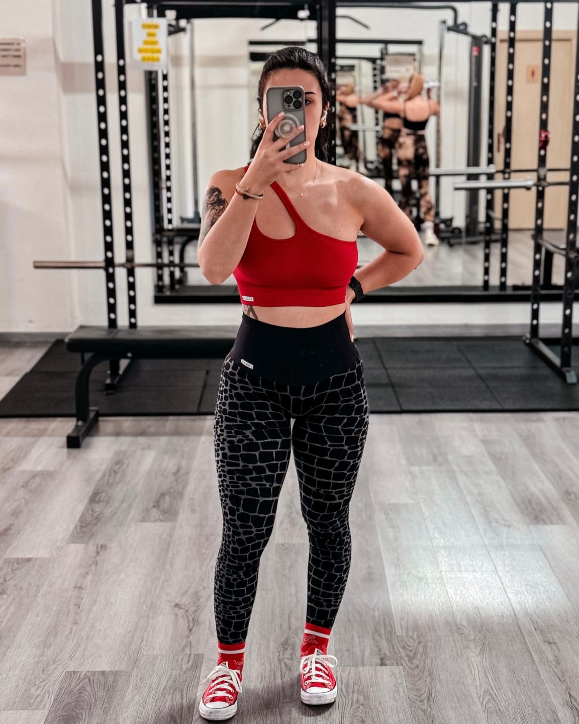 Customer photo review of Leggings All-Up Cocco Nero