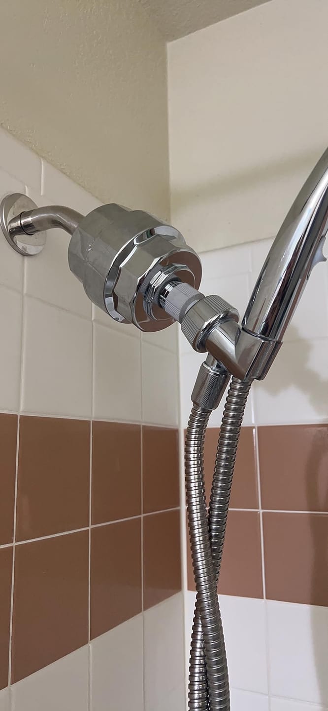 Customer photo review of HolyH2O™ Shower Mate (Filter Attachment)