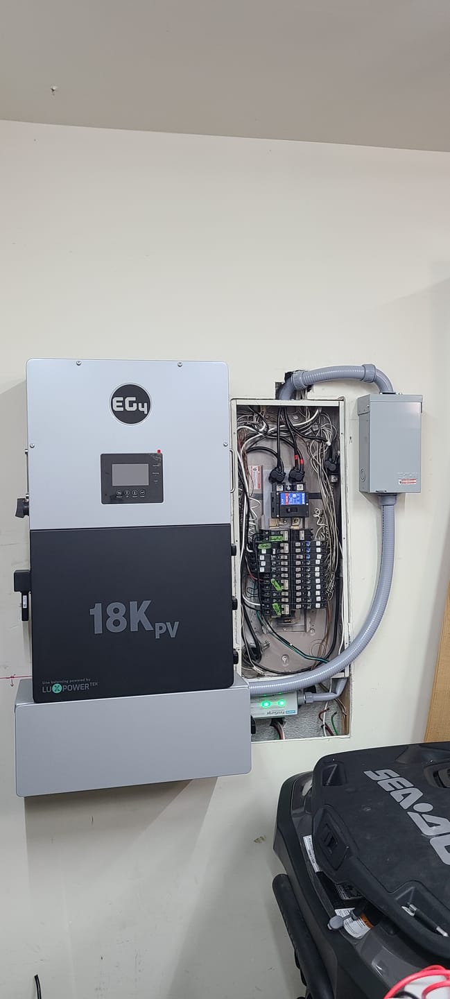 Customer photo review of EG4 | WallMount Indoor Battery 280AH | 51.2V | Indoor | Heated UL1973, UL9540A
