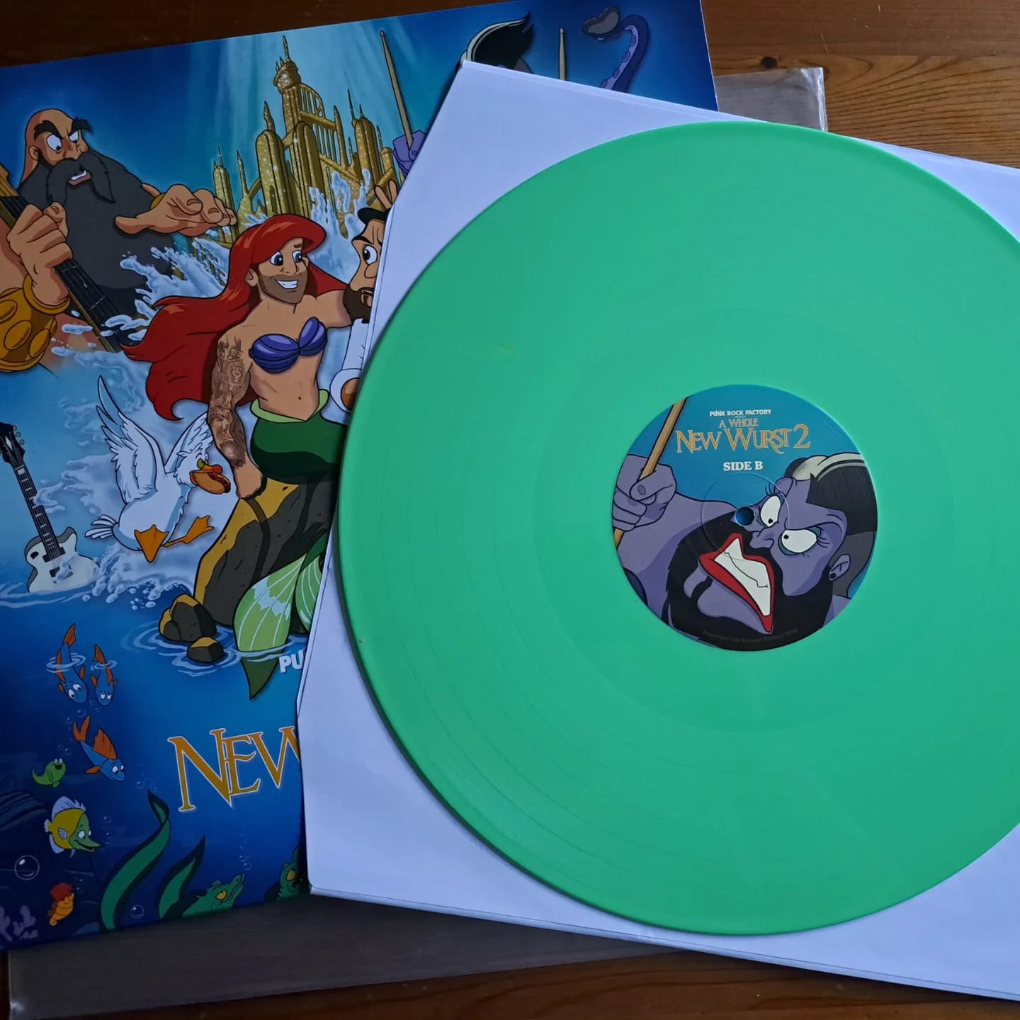 Customer photo review of A Whole New Wurst 2 Vinyl