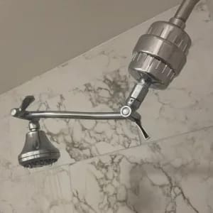 Customer photo review of HolyH2O™ Shower Mate (Filter Attachment)