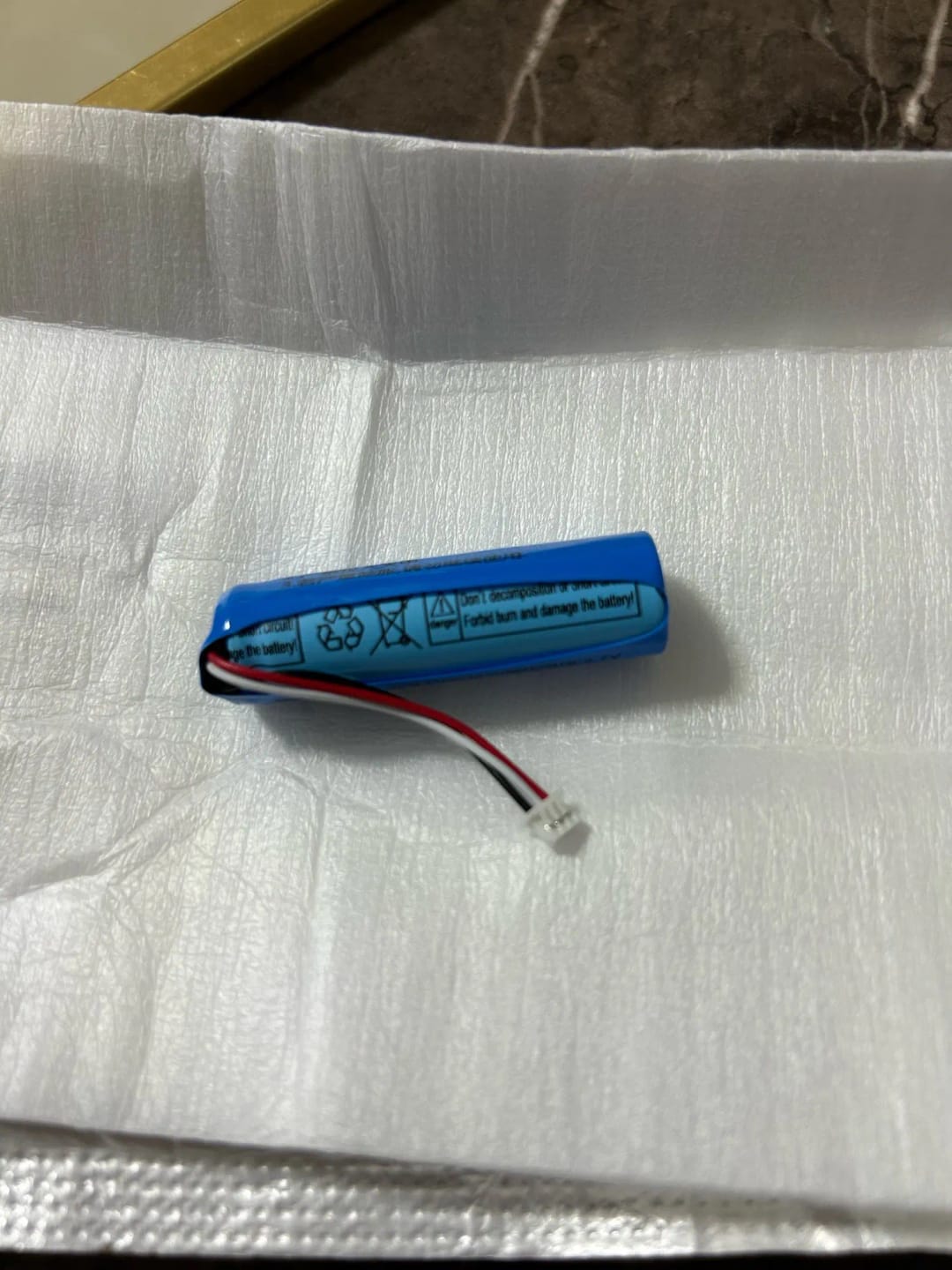 Customer photo review of 3.7V 3000mAh 18650 Li-ion Battery XH 2.54mm 2pin Connector For Rc Boot DIY Power Bank
