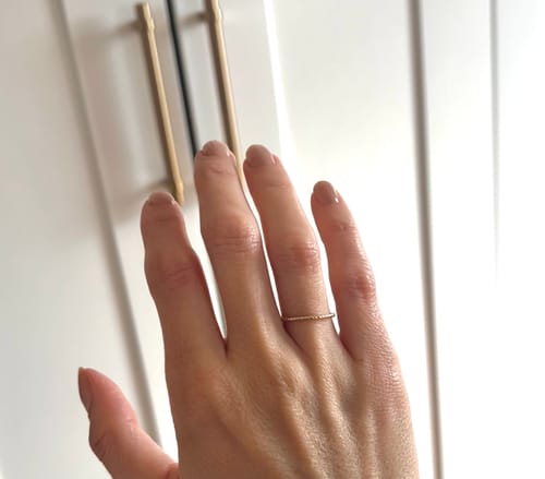 Customer photo review of Torsade Ring - 10 Karat Gold