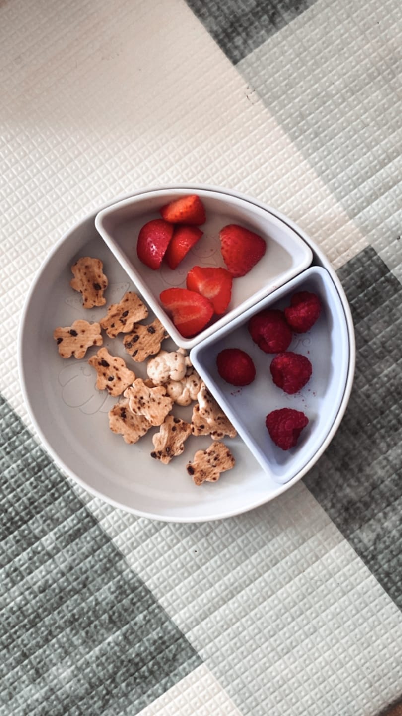 Customer photo review of Multi-Use Divider Tableware Set - Misty Sky