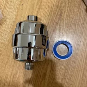 Customer photo review of HolyH2O™ Shower Mate (Filter Attachment)