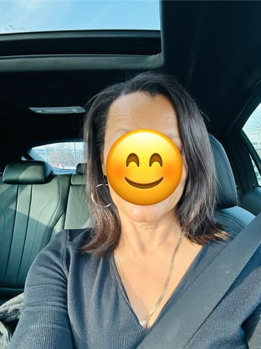 Customer photo review of Raw Indian Loose Curly Hair
