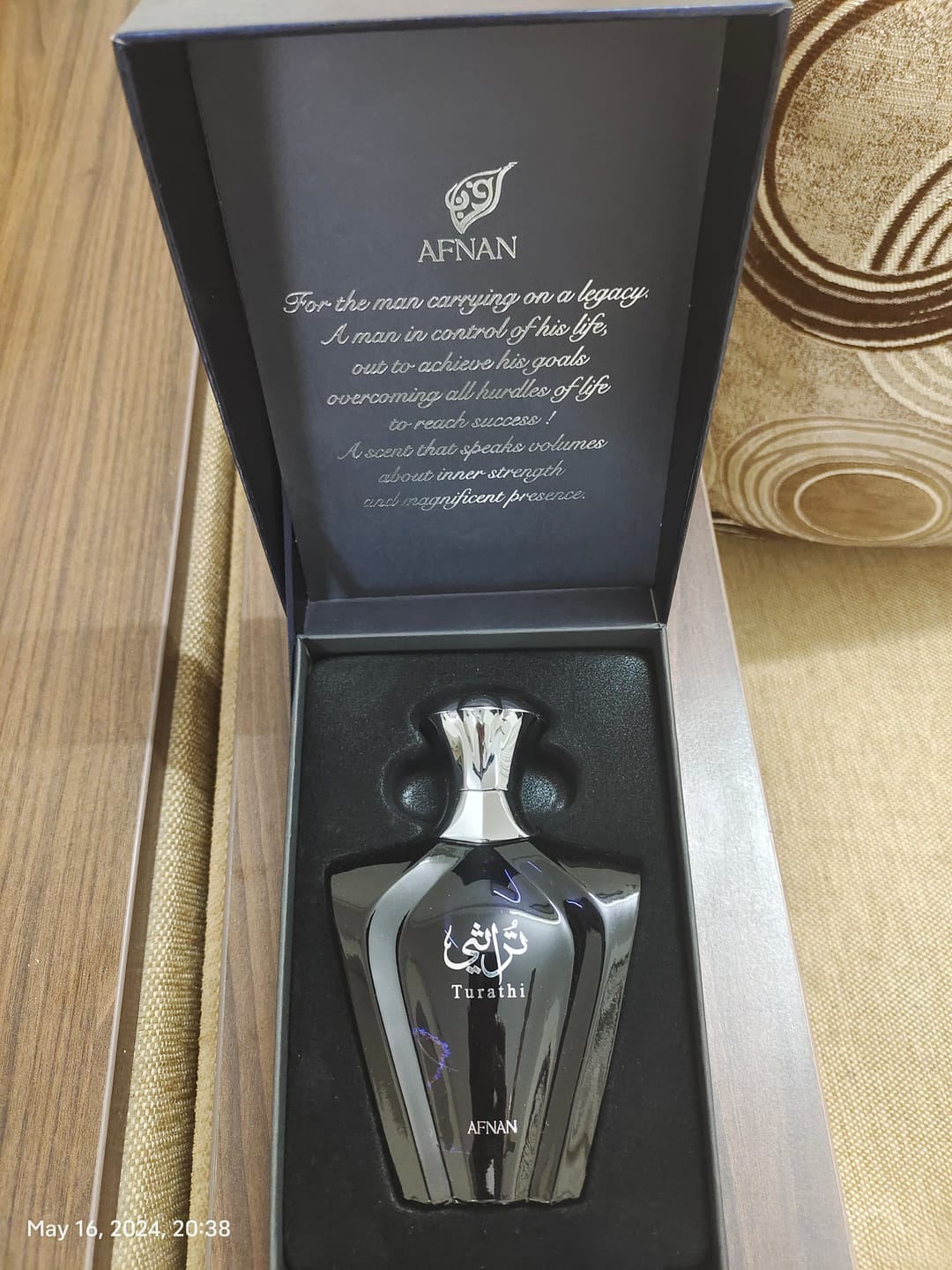 Customer photo review of Afnan Turathi Blue Eau De Parfum For Men