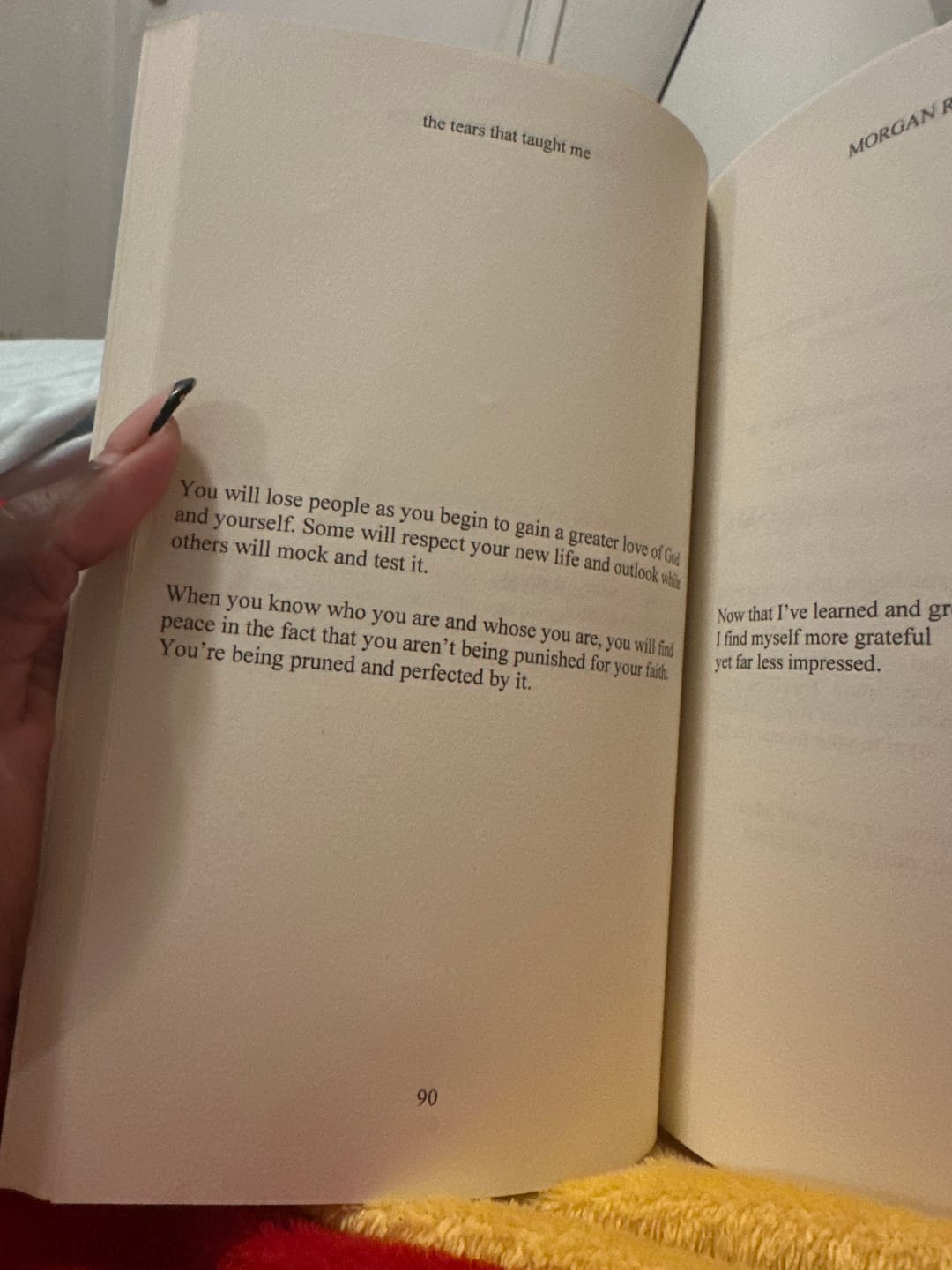 Customer photo review of The Tears That Taught Me (Paperback)