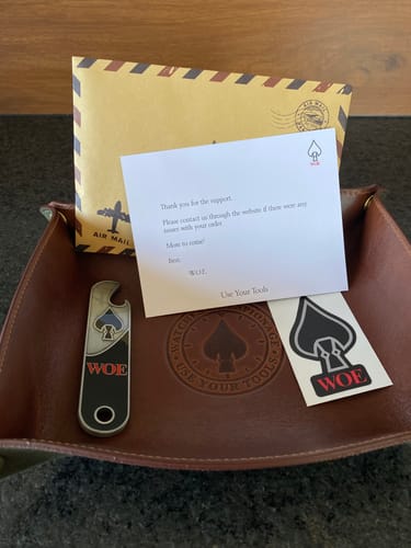 Customer photo review of EDC Travel Valet & Bottle Opener