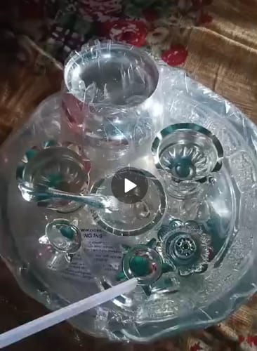 Customer photo review of Designer Pooja Set