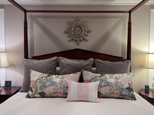 Customer photo review of Pillow Inserts | Rectangular Sizes