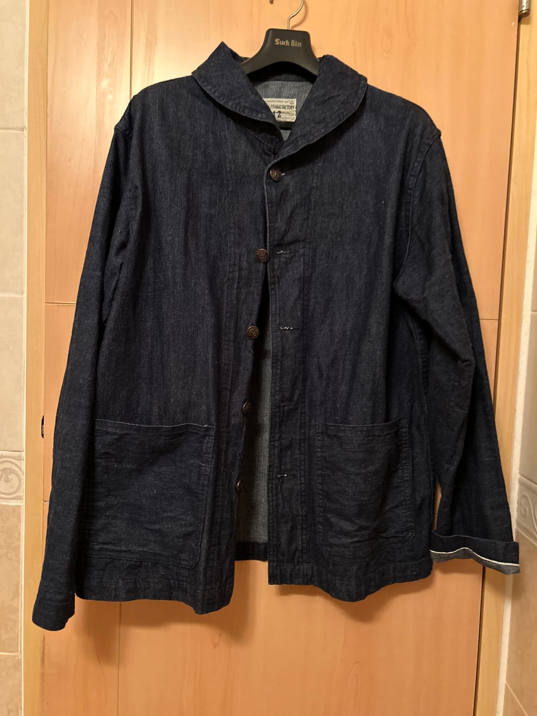 Customer photo review of 1922 USN 2nd Denim Coverall Utility Jacket