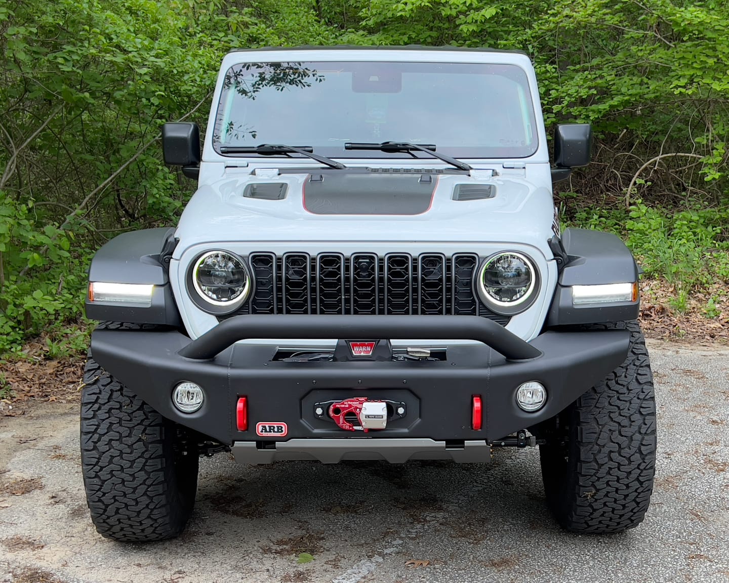 Customer photo review of RUBICON Hood Graphic | Black Topo - fits Wrangler JL & Gladiator JT