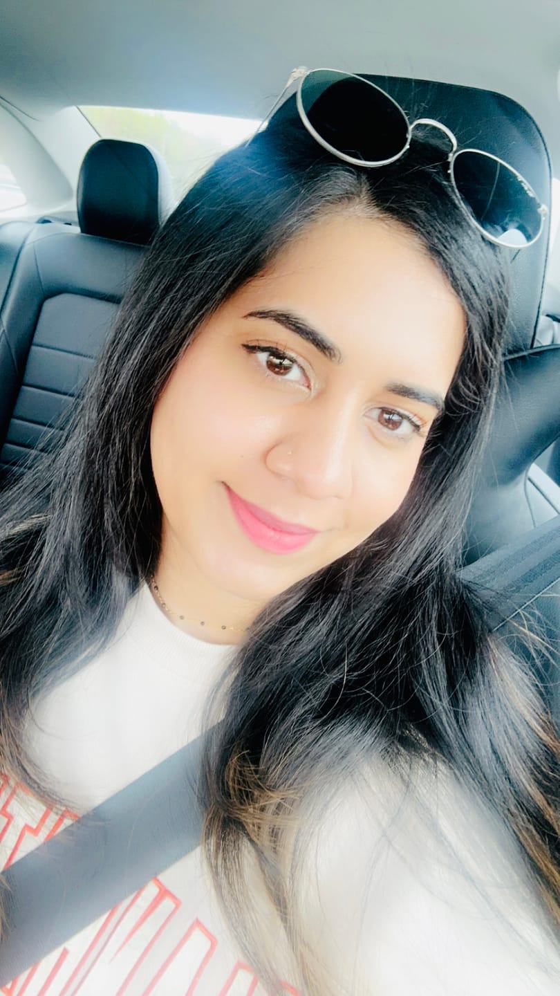 Customer photo review of Mila Black Bead Necklace