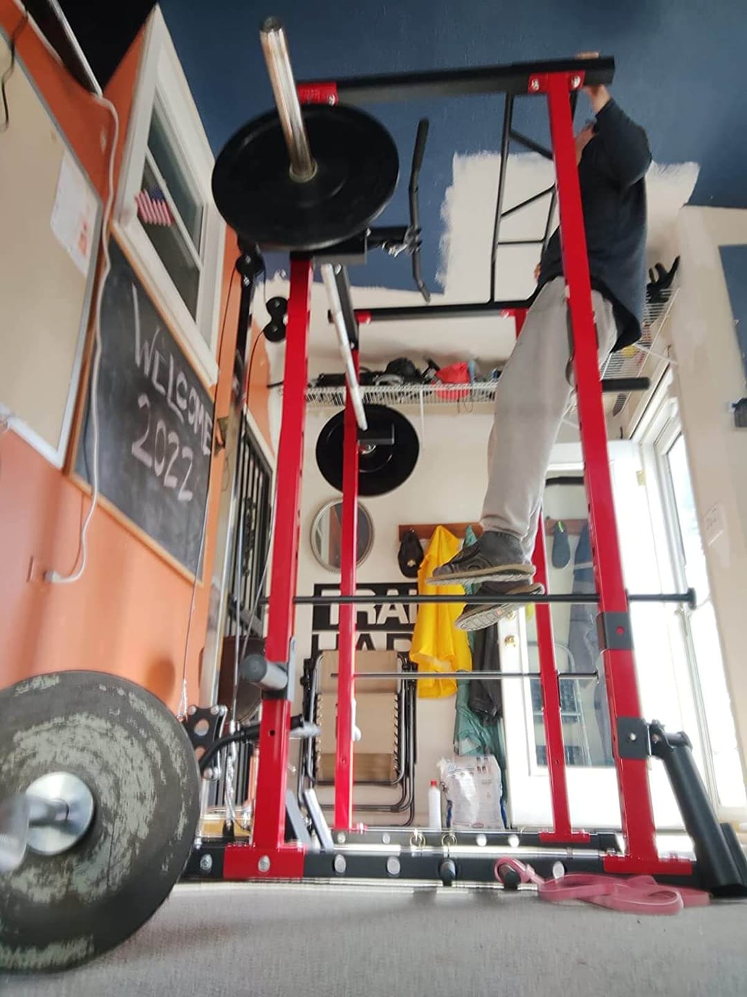 Customer photo review of F4 Power Rack with Lat Pull Down System