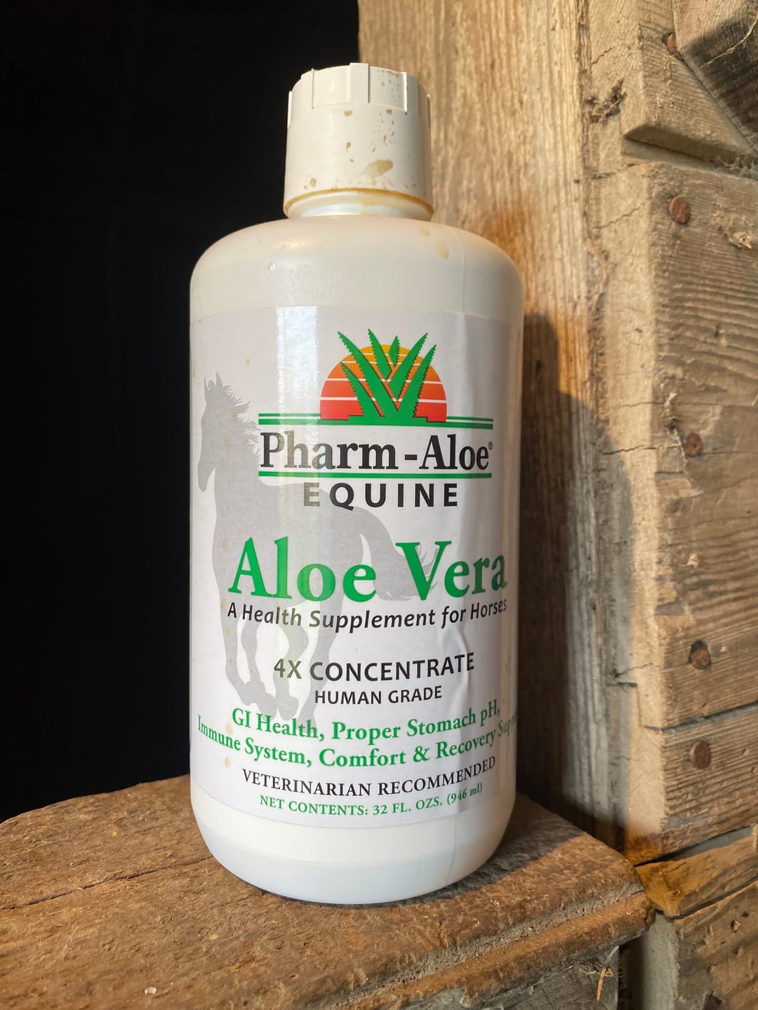 Customer photo review of Equine Aloe Vera Juice