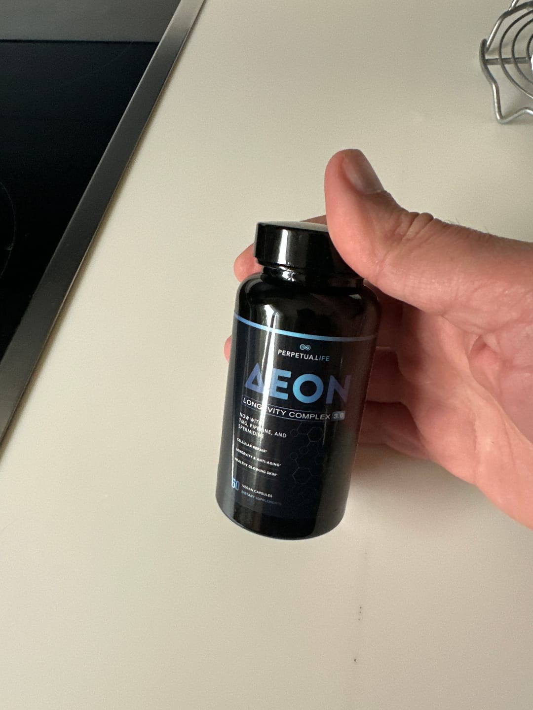 Customer photo review of AEON™ NAD+ Liposomal Longevity Complex with Nicotinamide DUO™