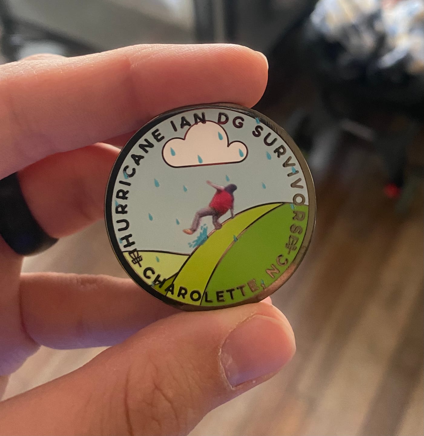 Customer photo review of Custom Enamel Pins