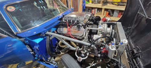 Customer photo review of Billet Burn Down Breather Quick Release Fittings Clear Anodized (Pair) 32-130